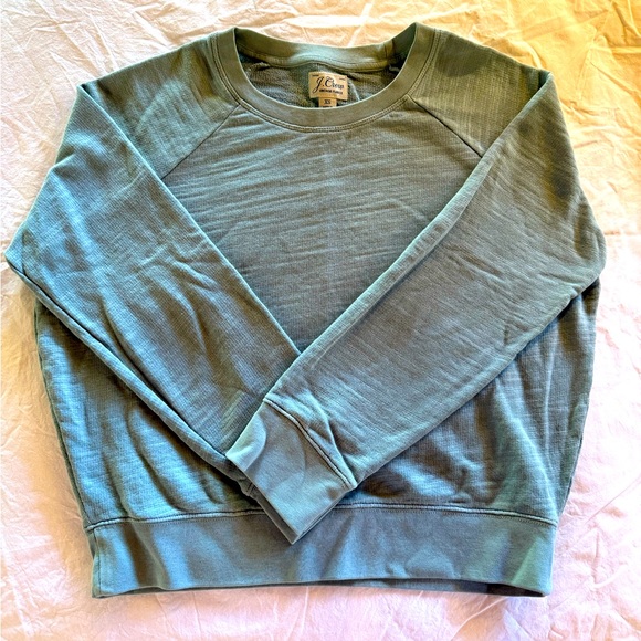 J. Crew Tops - J. Crew Slub Cotton Sweatshirt XS